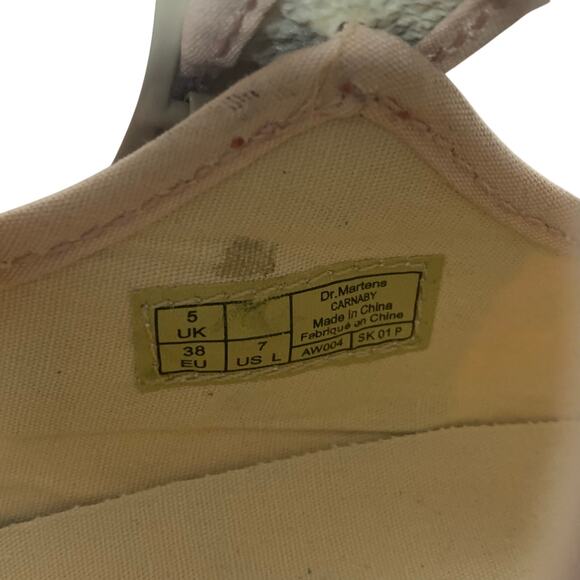 DR. MARTENS Floral Carnaby Pink Rose Meadow Mary Jane Shoe | 7 - Picture 5 of 7